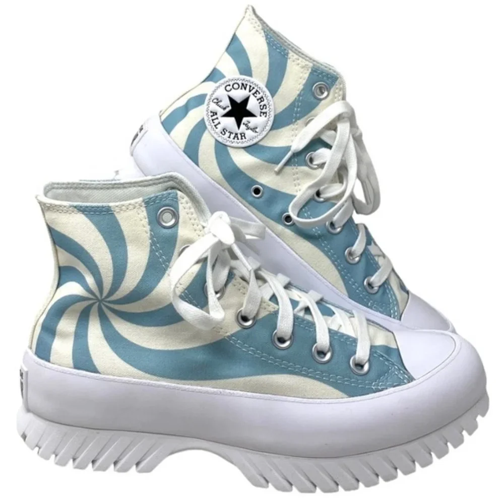 Converse Ctas Lugged 2.0 Shoes Skate Canvas Blue Candy Women Casual A10021C